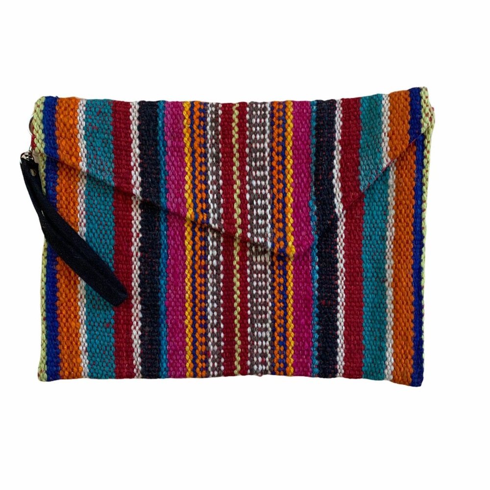 NWOT Envelope Clutch Native Mexico Peru Carpet Bag